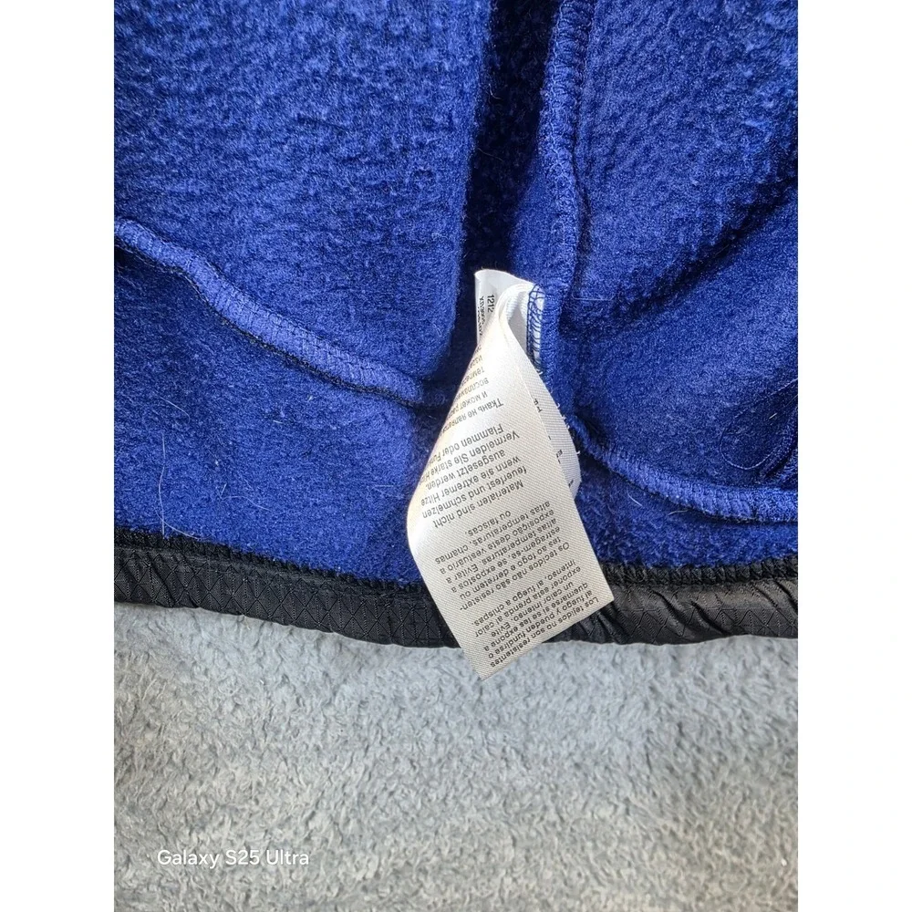 Columbia‎ Mock Turtleneck Zip-Front Fleece Jacket Royal Blue & Black Boy's 8